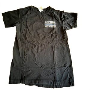 Black “Back The Blue” Tshirt - Size Medium